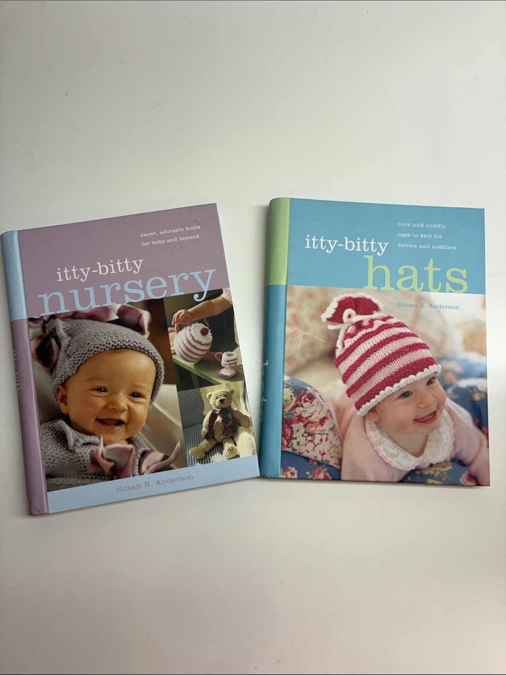 Two(2) Susan B. Anderson knitting books
